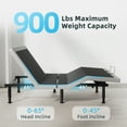 thumbnail image 4 of Yiree Electric Adjustable Bed Frame 11.8 High inch Massage USB Ports, Full Size, 4 of 7