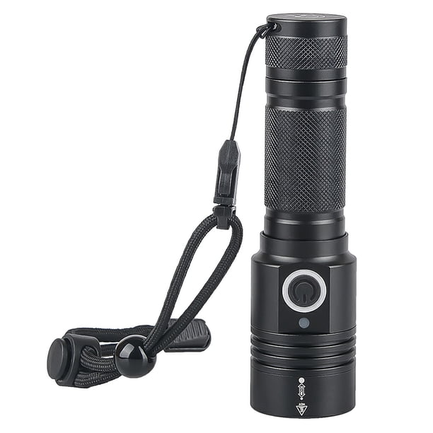 Linterna De Enfoque Telescópica P50, Linterna Impermeable Brillante Para Exteriores, Linterna De Carga Usb Con Tres Marchas Para Exteriores matsuzay HA024059-00