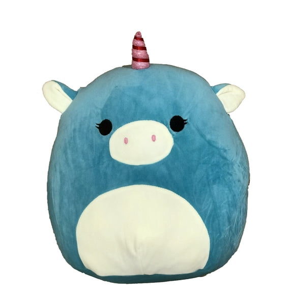 Squishmallow 8" Blue Unicorn Super Soft Plush Toy Pet