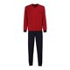 thumbnail image 1 of GÖTZBURG Pijama Larga para Hombre - Pijama de Cuello en V, Algodón puro Chili Pepper 5XL (62), 1 of 3