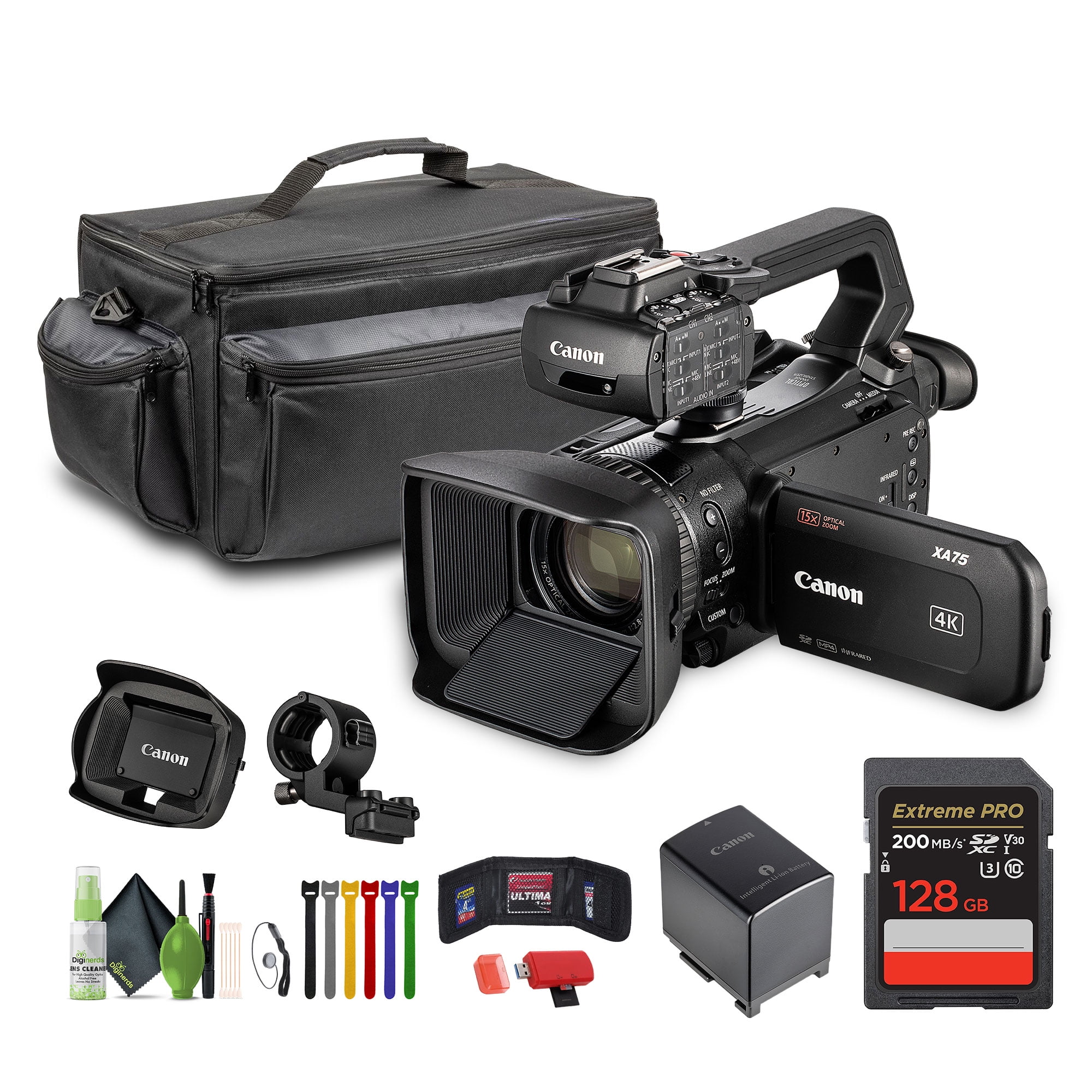 Canon XA75 Professional UHD 4K Digital Video Camera Recorder, 1