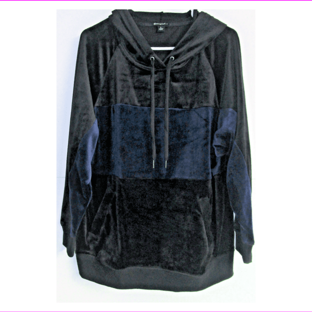 champion velour hoodie