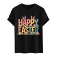 thumbnail image 4 of Camisa Casual de Cuello de la Tripulación de la Impresión de Pascua de Manga Corta de Verano Top Ligero de Poliéster para los Hombres, Camiseta de Manga Corta para el Uso Diario de Primavera Verano, 4 of 8