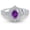 7, variant on Natural Amethyst Promise Ring for Women Vintage Inspired 925 Sterling Silver 1.2 Cttw Halo Amethyst Rings for Wife Mom