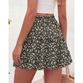 thumbnail image 3 of BTFBM Summer Skirts for Women Floral High Waist Shorts Underneath Boho Tiered Flowy Tennis Skorts Casual Mini Skirt, 3 of 7