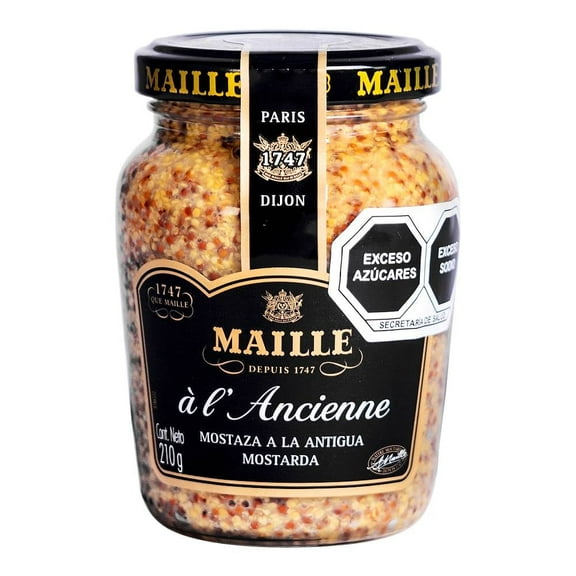 Mostaza Maille a la antigua mostarda  210 g