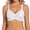 White, variant on Tbopshirt Bras for Women Push Up Bra Plus Size Maternity & Nursing Adjustable Seamless Wireless Bra Solid Color Double Shoulder Straps Round Up Lace Bra