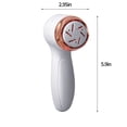 thumbnail image 3 of PEONAVET Feet Scrubber Profession-al Feet Callus Remover, Portable Rechargeable Foot File Pedicure Tools With 2 Speed 3 Grinding Heads , Ideal For Dead Skin, 3 of 7