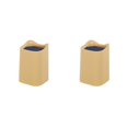 thumbnail image 2 of Matsuzay Contenedor circular para almacenamiento de oficina Cubierta abatible flexible Construcción robusta y duradera y solo el tubo interior Cubierta de batido amarilla 2Conjunto, 2 of 6