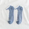 thumbnail image 2 of iOPQO Low Cut Socks Women, See Through Socks, Nylon Socks for Women, Lace Socks, Summer Socks for Women, Blue One Size, 2 of 3