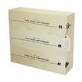 thumbnail image 7 of Twine Wedding and Anniversary Wooden Wine Box, Celebration Bottle Holder, 7 of 7