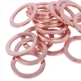 thumbnail image 3 of 80 Pcs 10 mm X 14 mm X 1 mm Arandela de Cobre Sello Espaciador Sello, 3 of 5