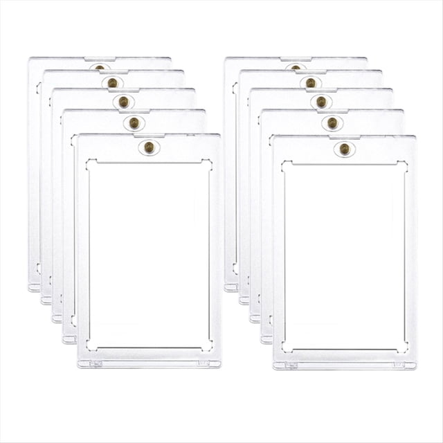 10 Uds. Portatarjetas Magnético Duro 35PT para Tarjetas Fotográficas Idol Protector Tarjetas Comerciales Deportivas Toploaders Vitrina A