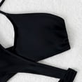 thumbnail image 6 of LEKWK One Piece Swimsuit Women Cutout Halter Crisscross Bathing Suit Slimming Cheeky Swimwear Summer Fashion Pool Party Vacation Beachwear, 6 of 8
