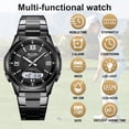 thumbnail image 5 of SKMEI Watches for Men Military Digital Watch Sports LED Waterproof Wristwatch Multifunctional Stainless Steel Mens Watch, 5 of 10