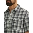 thumbnail image 3 of Wrangler® Men's Outdoor Short Sleeve Utility Shirt with Moisture Wicking, Sizes S-5XL, 3 of 5