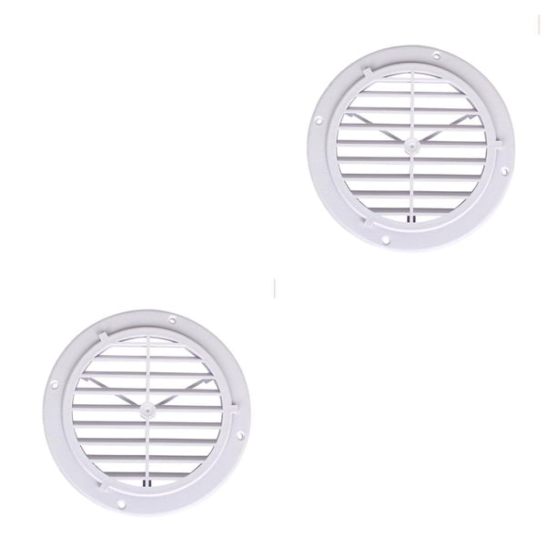 Scienceny Cubierta de rejilla de ventilación de aire, cubierta de ventilación de conducto de salida para RV, yate, accesorios para barcos, ventilación Type2 NO2 Scienceny CBP234907