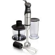 Hamilton Beach 59766 Variable Speed Hand Blender with Turbo Boost, Whisk, & Bowl
