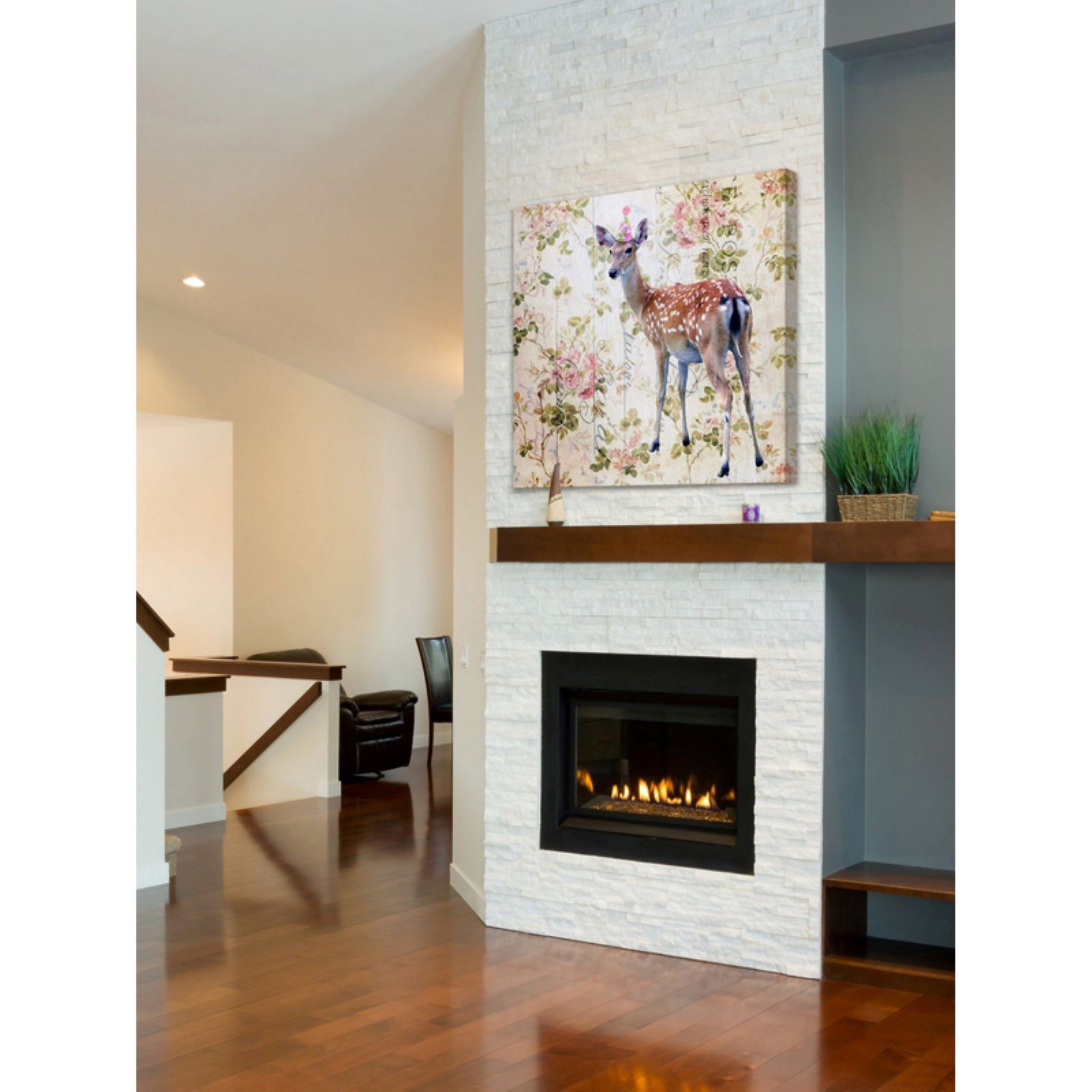 Marmont Hill 'Party Doe' by Morgan Jones Painting Print on Wrapped Canvas
