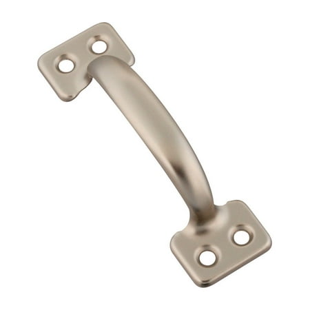 

National Hardware 4 in. L Satin Nickel Silver Steel Universal Sash Lift Handle 1 pk