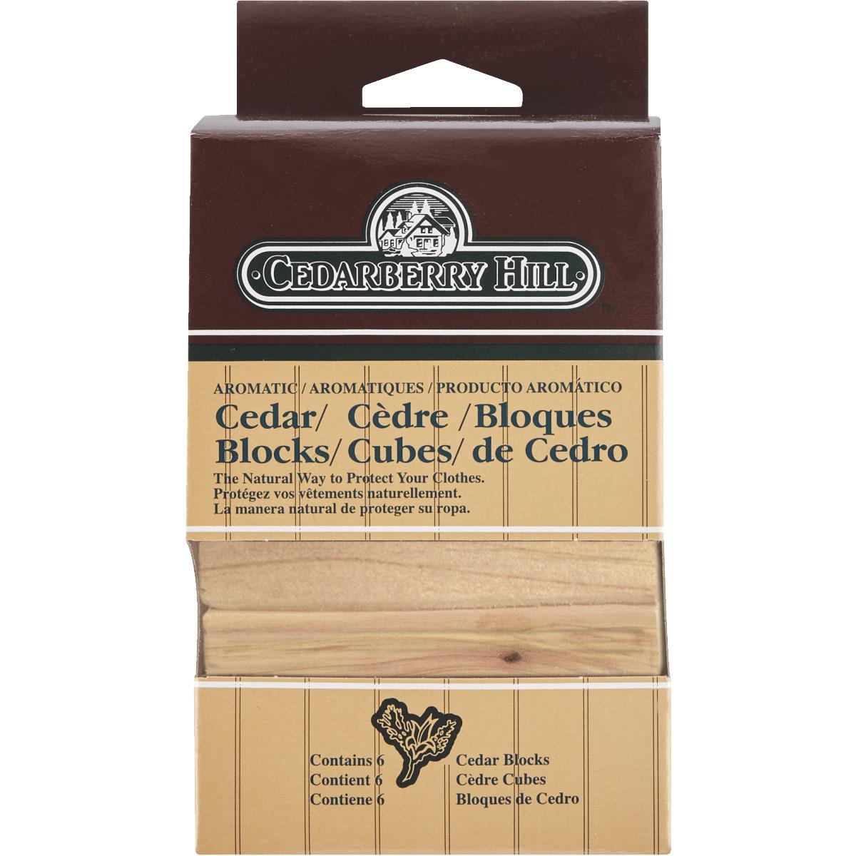 Cedarberry Hill 6pk Cedar Scent Blocks 306