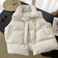 thumbnail image 4 of Vedolay Warm Winter Coats for Women 2023 Winter Warm Loose Plush Zip Hooded Jacket Coat White,L, 4 of 4