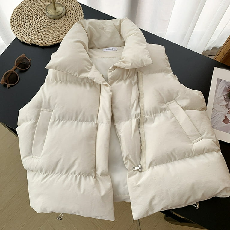 Oversized Puffer Winter White Vest White Puffer Oversized Puffer