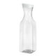 thumbnail image 2 of Jarra de agua de plástico con tapa abatible | Jarra de plástico transparente de 950 ml | Tapa hermética a prueba de fugas | Recipiente irrompible y duradero para jugos, té helado, limonada, café, 2 of 6