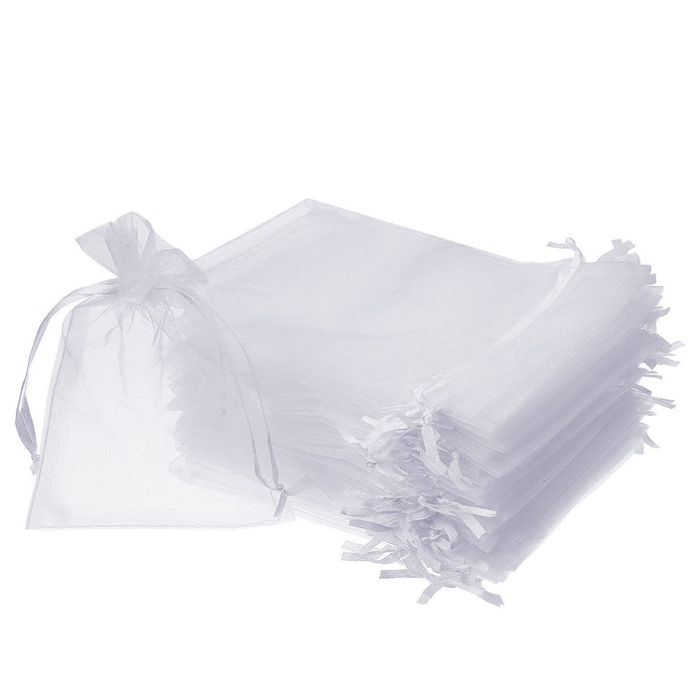 25 50 Luxury Organza Gift Bags Wedding Favour Chrisamas Jewellery Candy Pouches 