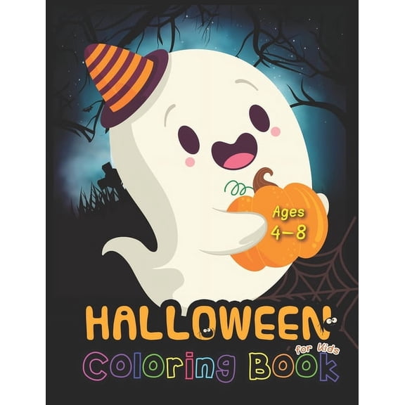 Halloween Coloring Book for kids Ages 4-8, (Paperback)