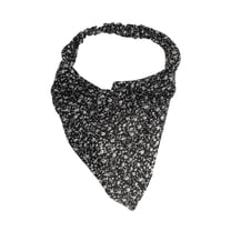 Unique Bargains 1 Pc Fashion Ditsy Floral Headwrap for Women Black