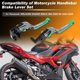 thumbnail image 2 of Palancas de freno y embrague de motocicleta extensibles para Kawasaki NINJA500 Z500SE 2024 2025 1 par de palancas de freno ajustables para Kawasaki Ninja 500 Z 500 SE Verde, 2 of 7