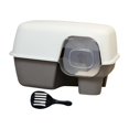 thumbnail image 2 of Caja de arena para gatos jinwen cerrada con pala gris, 2 of 8
