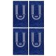 thumbnail image 5 of Uds manta de oración musulmana ligera portátil impermeable PU 4 colores manta de oración Eid Mubarak para viajes de oficina en casa azul, 5 of 5