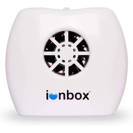 Ionbox IonPacific 500 Sq Ft Negative Ion Generator Mini Air Purifier, White