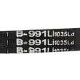 thumbnail image 4 of Correa de Transmisión Uxcell B991/B39 de Caucho Negro 1 Cuenta, 4 of 5