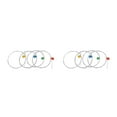 thumbnail image 2 of tamizeot 4 Pack Ukulele Strings Elastic Musical Better-Resonance Replacement Part Professional Guitar String for Beginners White U12 2Set, 2 of 6