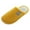 Yellow, variant on Chenyee Men's Lightweight Cotton Knit Slippers Breathable Memory Foam Indoor Flat House Slide Shoes