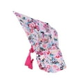 thumbnail image 6 of Adjustable Pet Sun Hat - Big Brim Floral Print Retro Cap for Cats and Dogs Dress Up, 6 of 8