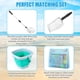 thumbnail image 2 of Juego de herramientas para pelar la playa, 5 piezas, con bolsa, pala y balde, 2 of 6