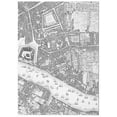 thumbnail image 2 of Roque, John 19x24 White Modern Wood Framed Museum Art Print Titled - Roque Sectional map of London 1748, 2 of 4