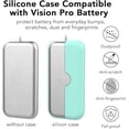 thumbnail image 3 of HHHC Apple Vision Pro Battery Silicone Protective Case Cover Green, 3 of 5