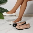 thumbnail image 5 of Rexoro Women Ballet Flats Bow Round Toe Slip On Dress Shoes Women's Office Shoes, 5 of 6