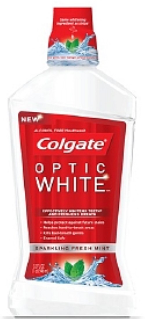 Colgate Optic White Mouthwash, Sparkling Fresh Mint 16 oz (Pack of 2) - image 1 of 1