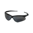 thumbnail image 2 of V30 Nemesis Safety Glasses Black Frame, Smoke Lens, 2 of 5