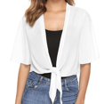 Avolia Womens Chiffon Shawl Wraps Evening Dress Wedding Cape Bolero ...