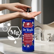 Dr Teal’s Shea Butter & Almond Oil Body Lotion, Hydrating Lotion with Sandalwood, 24 Hour Moisture, 18 fl oz