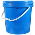 thumbnail image 5 of Youliang 2.2 Gal White Plastic Paint Pail w/ Lid & Handle - Blue Water Bucket, 5 of 6