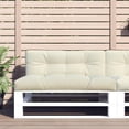 thumbnail image 2 of Cojín para palets de exterior VidaXL, color crema, 120 x 40 x 12 cm, poliéster, 2 of 4