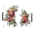 thumbnail image 3 of HengDidi Reusable Wedding Floral Decoration Set: Two-Piece Simulation Silk Arch and Table Centerpieces with Realistic Effect for Indoor Outdoor Events Photography, 3 of 6